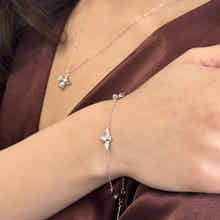 Womens silver jewellery by Rani and Co featuring an elegant queen bee bracelet design