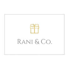 Buy gift card for womens jewellery by Rani and Co perfect for gifting jewellery with ease