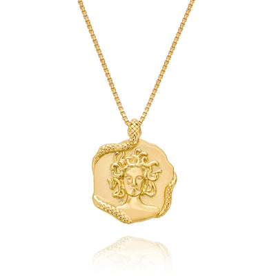 Medusa Necklace (Gold)