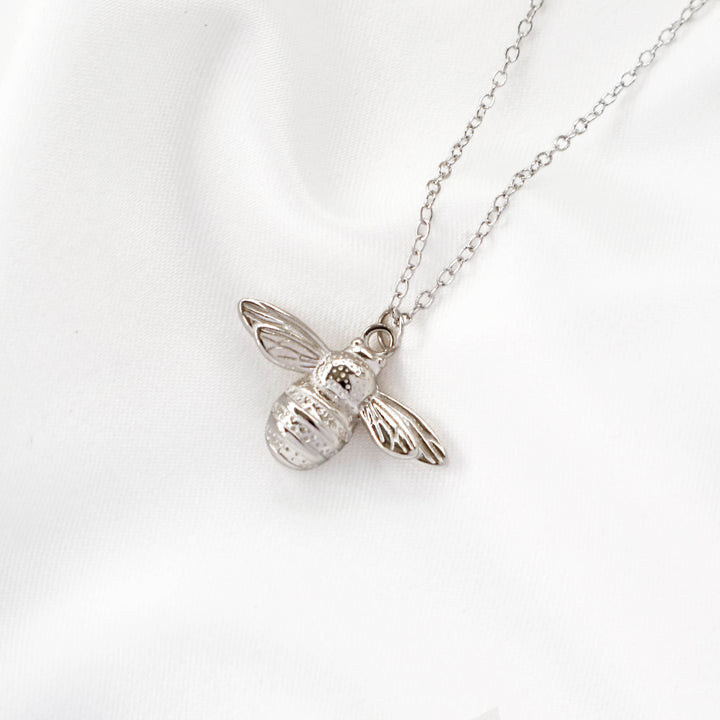 Queen Bee Necklace (Silver)