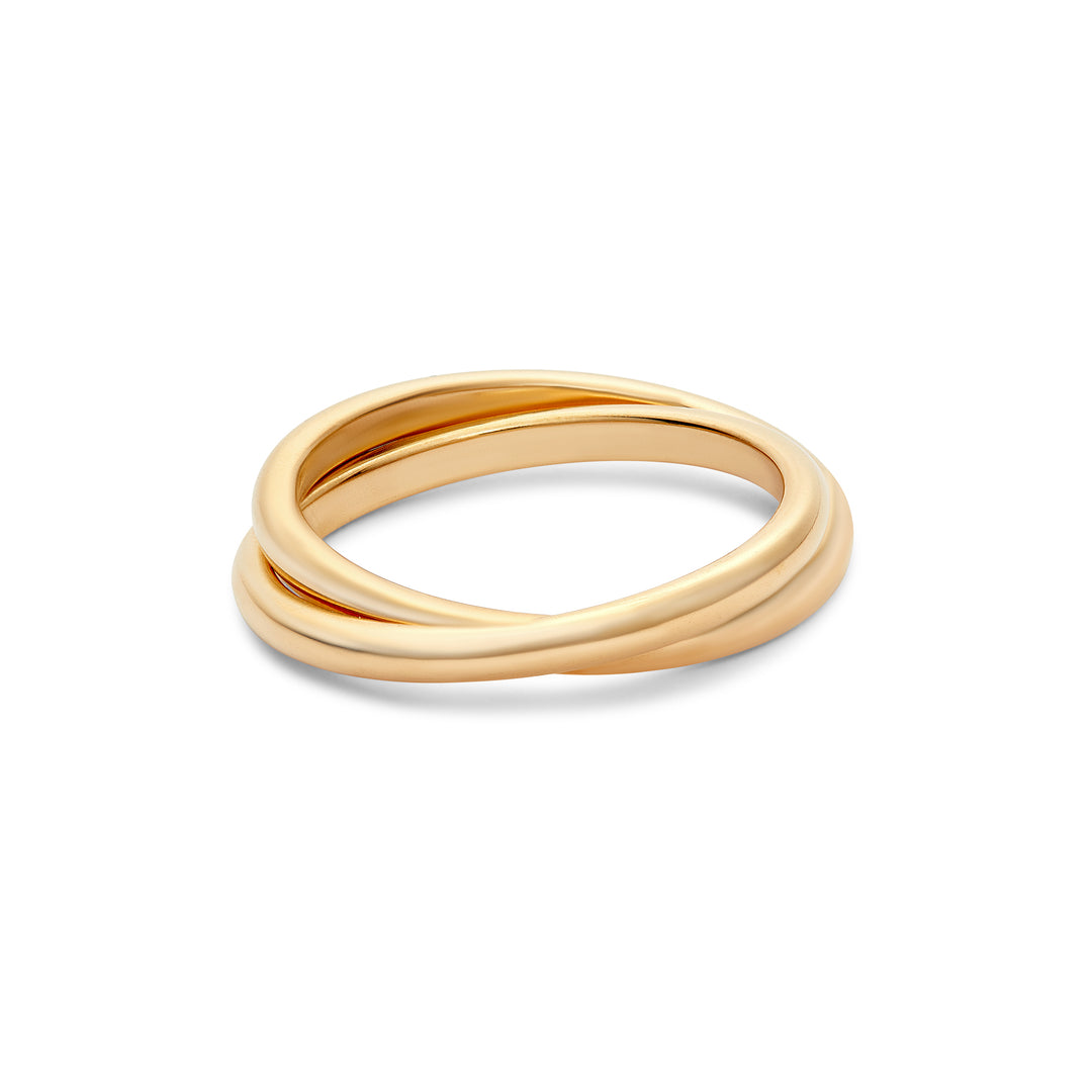 Gold Interlocked Ring