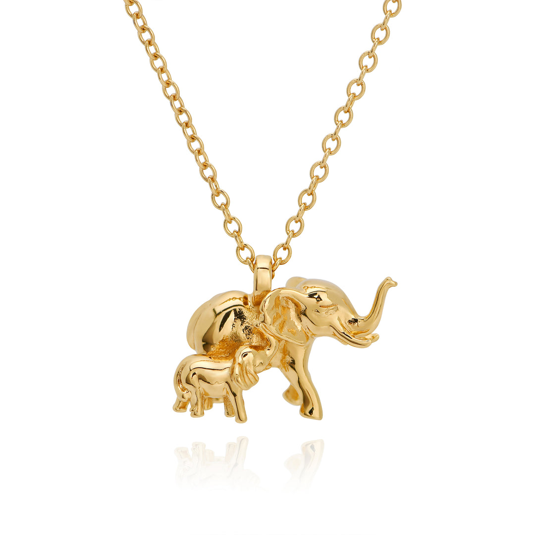 Elephant Necklace (Gold)