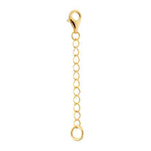 18k gold plated water resistant necklace extender designed for layering gold necklace styles by Rani and Co womens jewellery