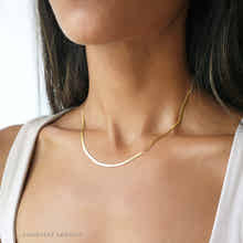 Rani and Co womens jewellery – 18k gold plated snake chain, water resistant and perfect for layering