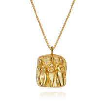 18k gold plated necklace inspired by Greek goddess – elegant gold necklace women’s jewellery by Rani and Co
