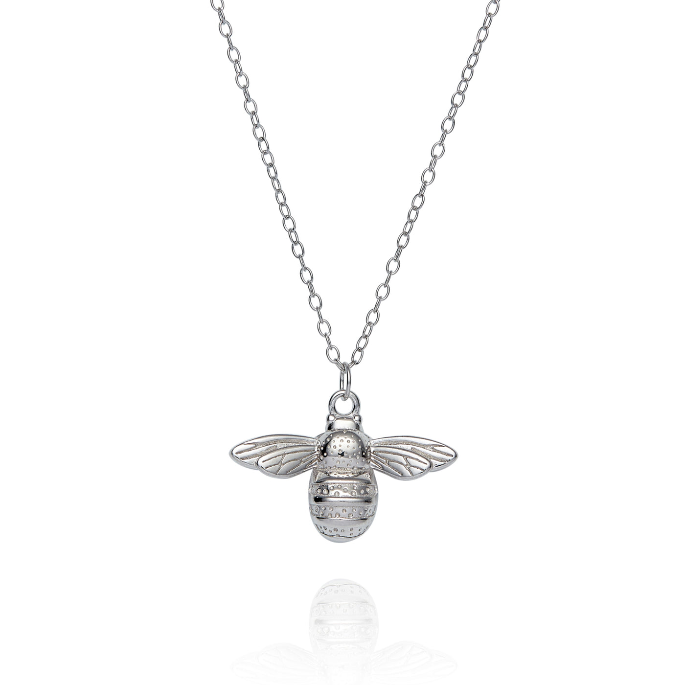 Queen Bumblebee Necklace (Silver)